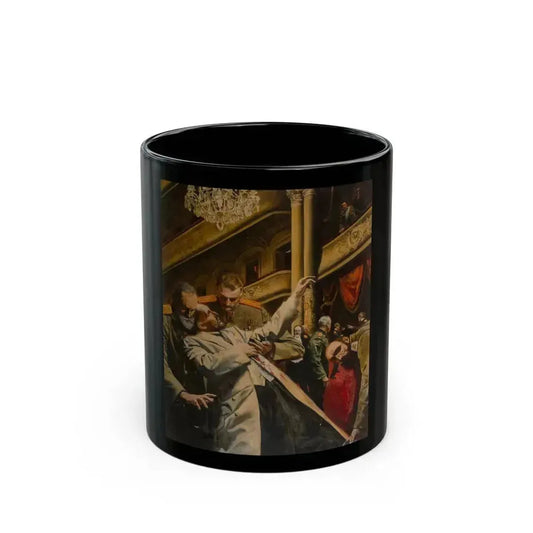 Assassination of Stolypin, Life Magazine, January 27, 1958 - Black Coffee Mug 11oz - Go Mug Yourself