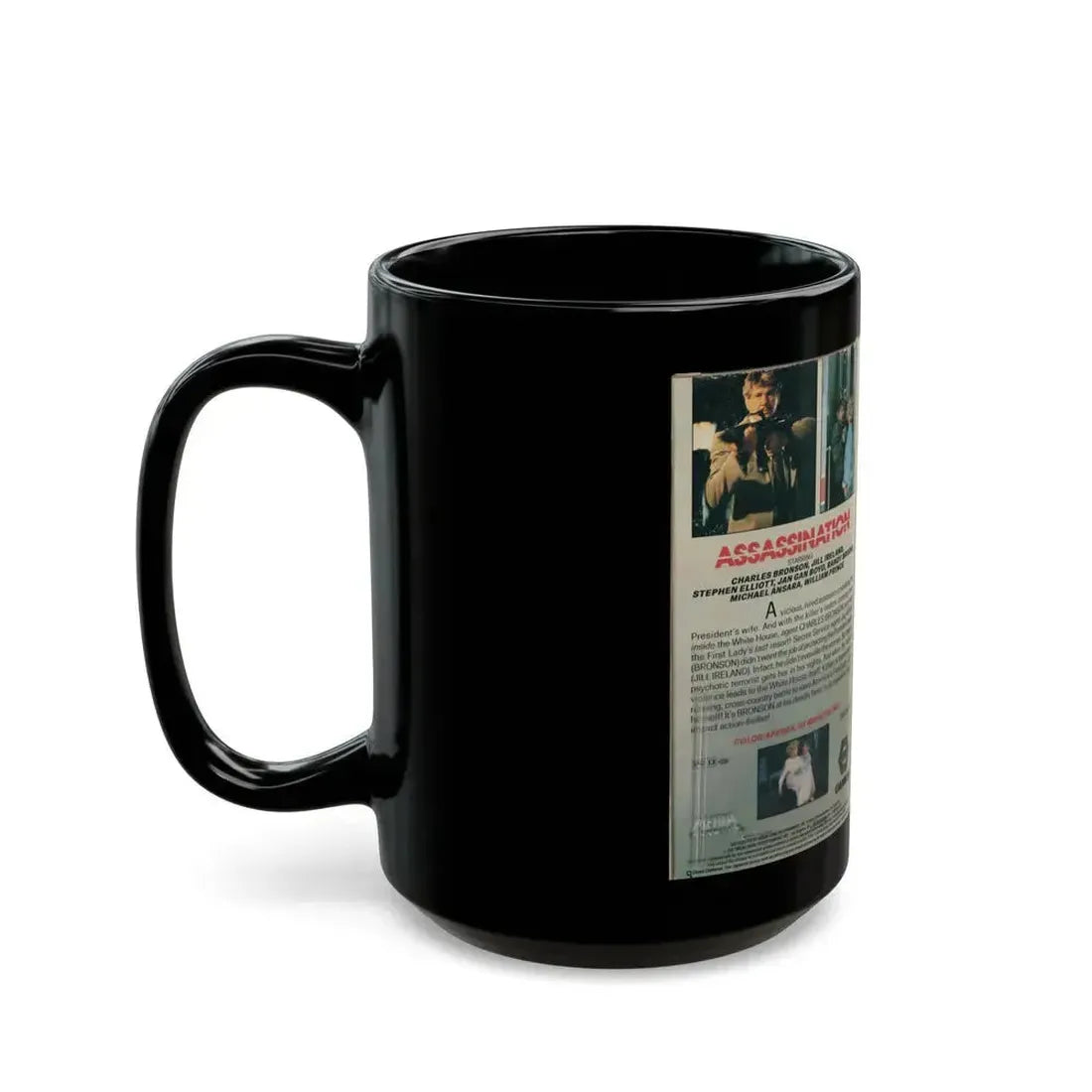 ASSASSINATION (VHS COVER) - Black Coffee Mug - Go Mug Yourself