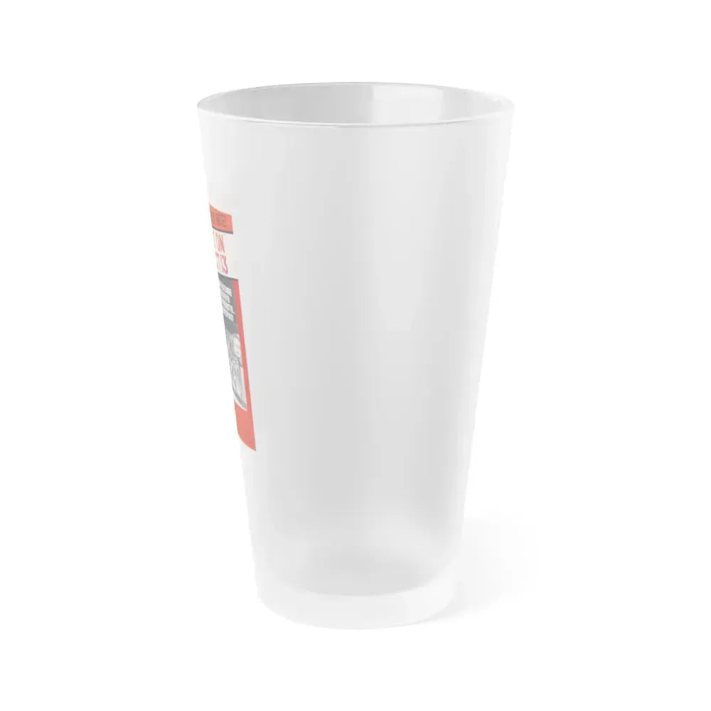 ASSAULT ON PRECINCT 13 1976 Movie Poster - Frosted Pint Glass 16oz - Go Mug Yourself
