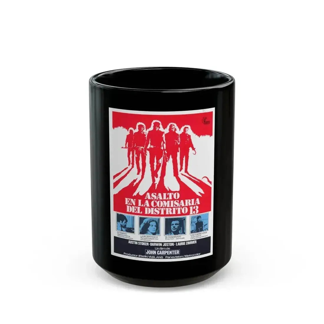 ASSAULT ON PRECINCT 13 (2) 1976 Movie Poster - Black Coffee Mug 15oz - Go Mug Yourself
