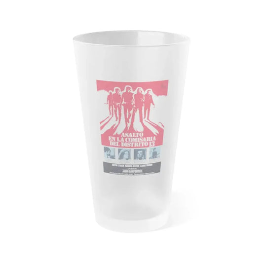 ASSAULT ON PRECINCT 13 (2) 1976 Movie Poster - Frosted Pint Glass 16oz Default Title - Go Mug Yourself