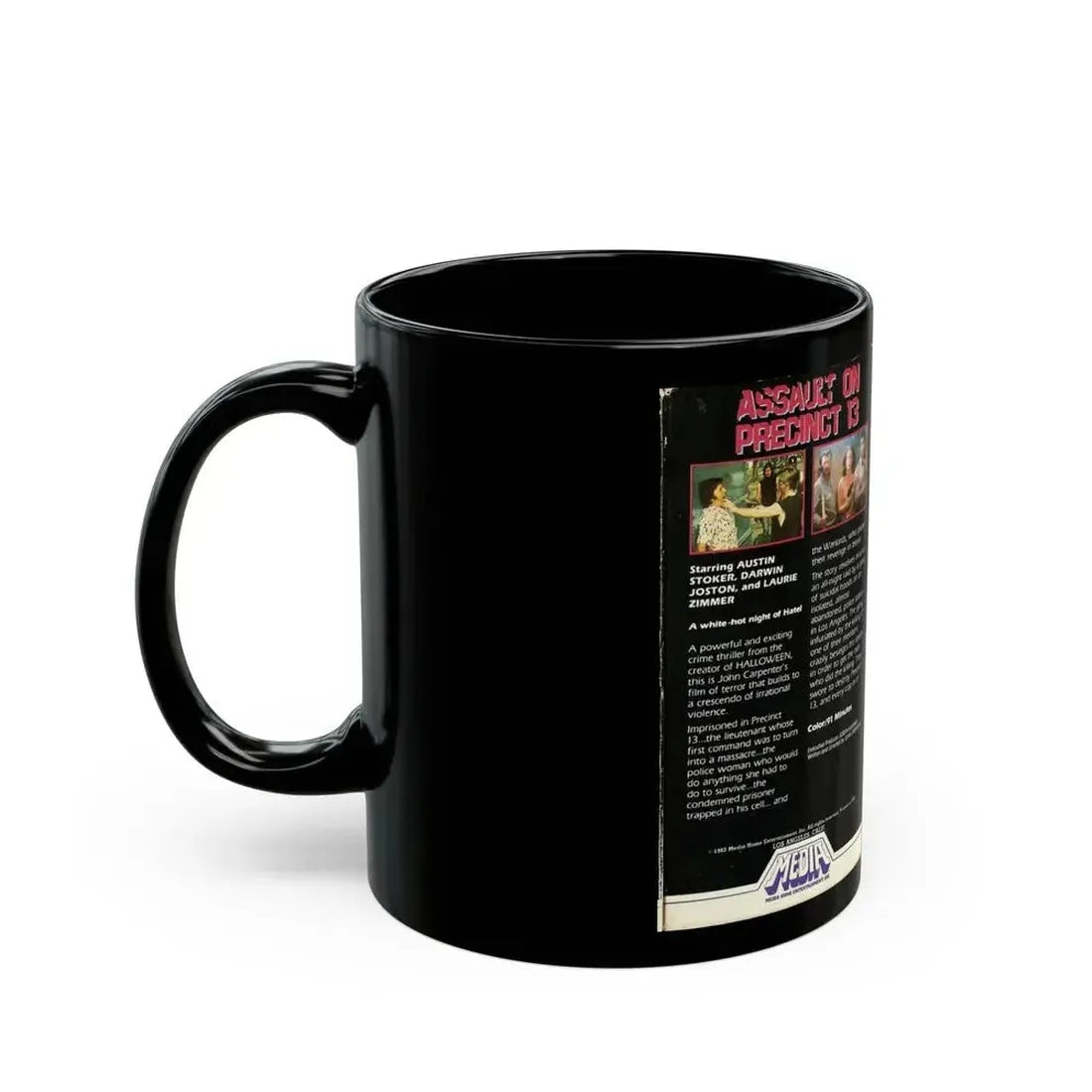 ASSAULT ON PRECINCT 13 (VHS COVER) - Black Coffee Mug - Go Mug Yourself