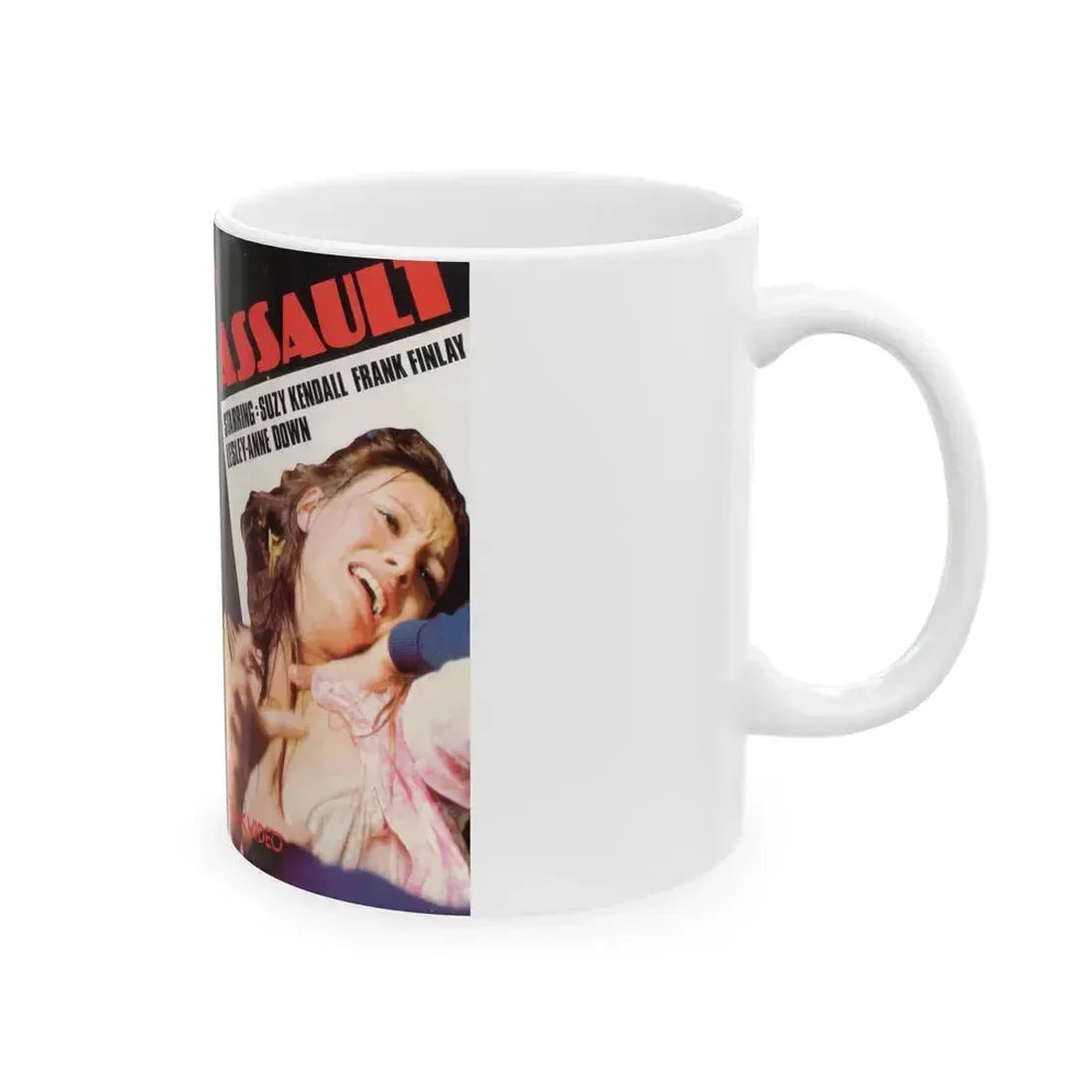 ASSAULT (VHS COVER) - White Coffee Mug - Go Mug Yourself
