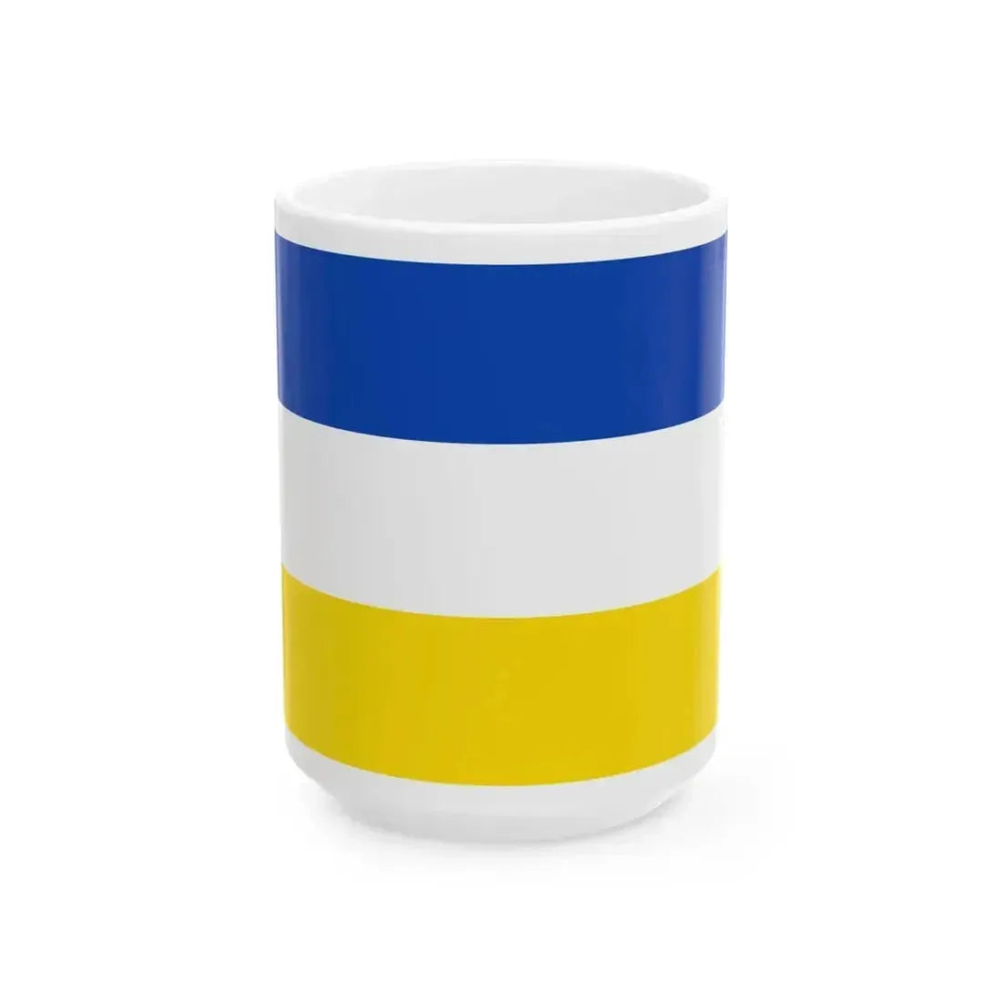 Assen marktstraatvlag (Netherlands) White Coffee Mug 15oz - Go Mug Yourself
