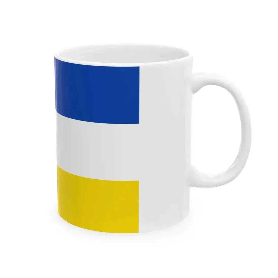 Assen marktstraatvlag (Netherlands) White Coffee Mug - Go Mug Yourself