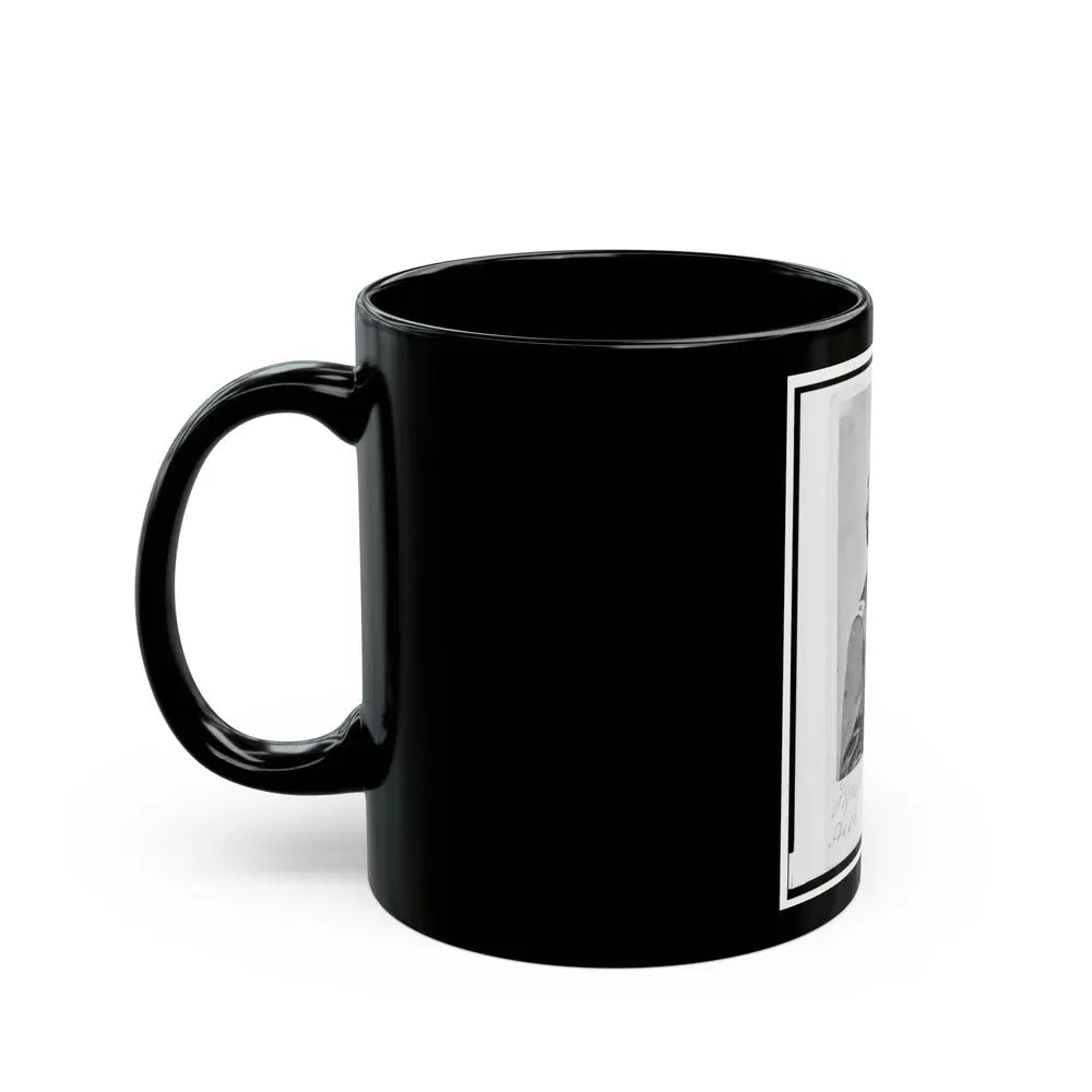 Assistant Adjunct General Temple Clark, Union Officer, Half-Length Portrait, Facing Right (U.S. Civil War) Black Coffee Mug - Go Mug Yourself