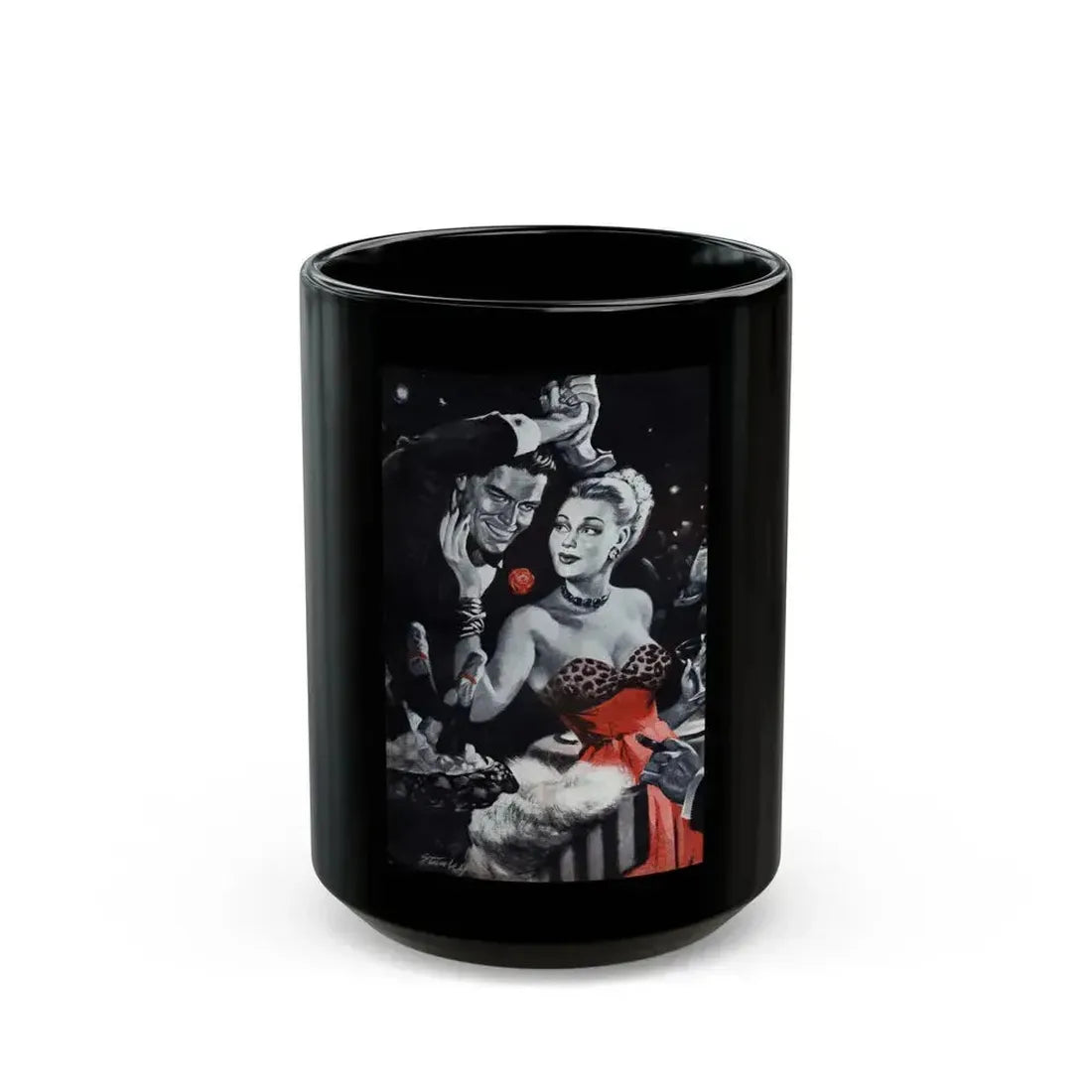 Assistant Champion, Argosy, April 1947 - Black Coffee Mug 15oz - Go Mug Yourself