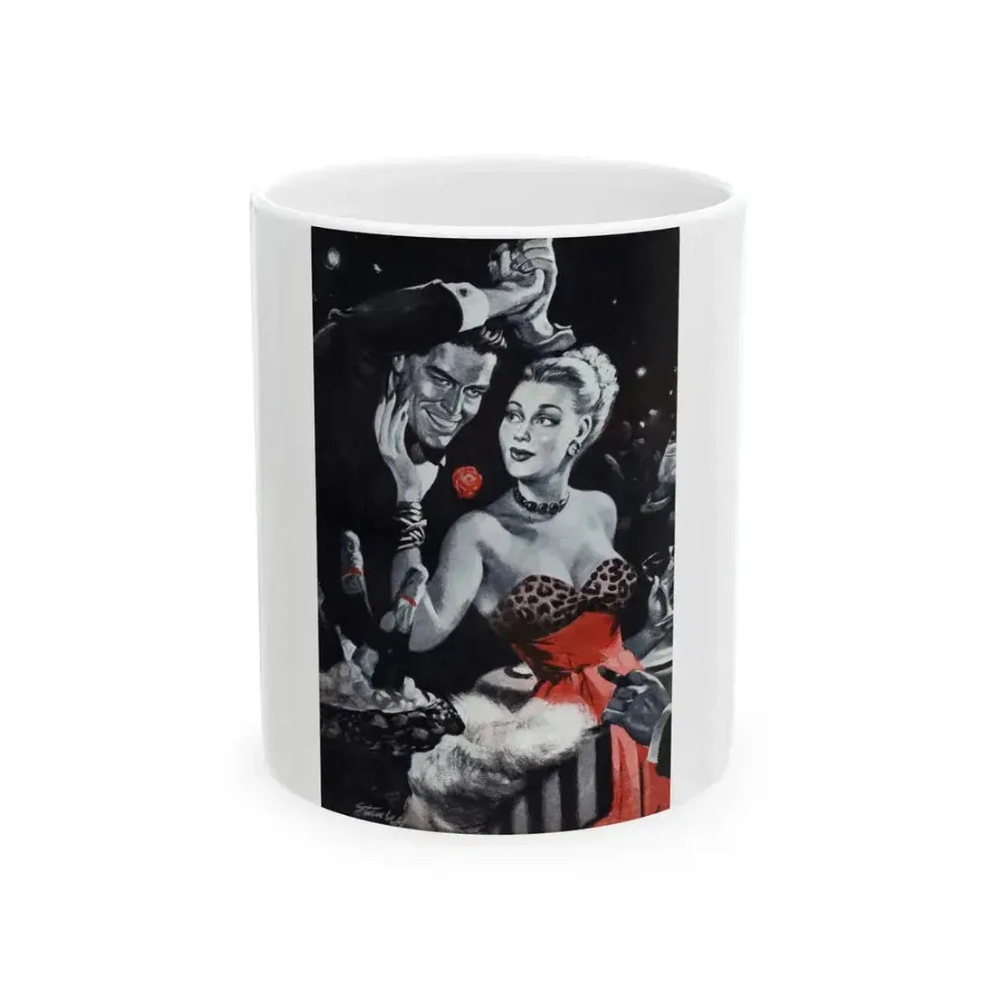 Assistant Champion, Argosy, April 1947 - White Coffee Mug 11oz - Go Mug Yourself