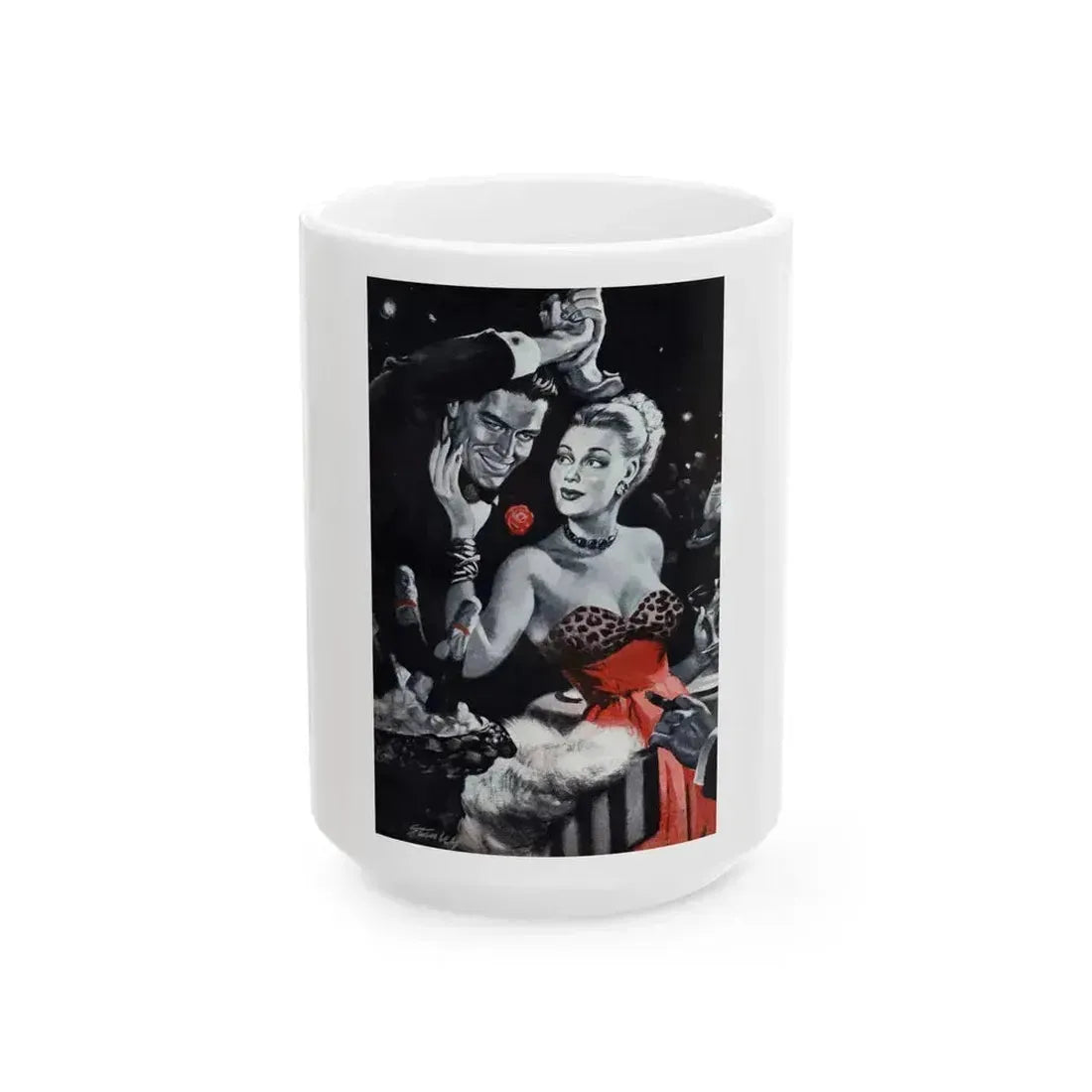 Assistant Champion, Argosy, April 1947 - White Coffee Mug 15oz - Go Mug Yourself