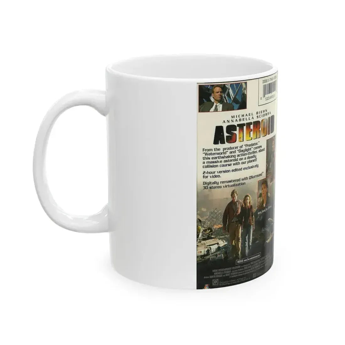 ASTEROID LIVE ENTERTAINMENT (VHS COVER) - White Coffee Mug - Go Mug Yourself