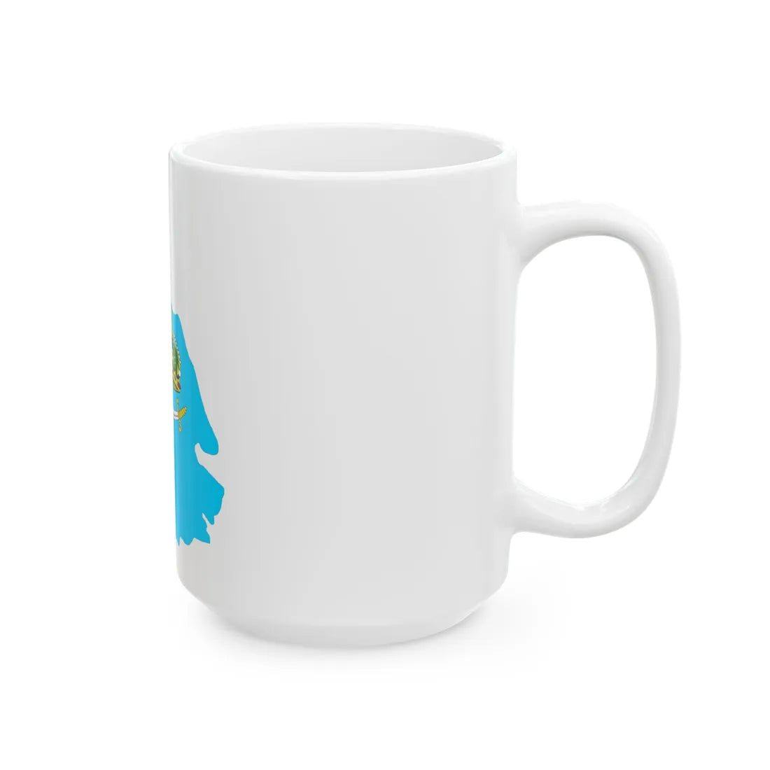 Astr-obl-geo-stub (Russia) White Coffee Mug - Go Mug Yourself