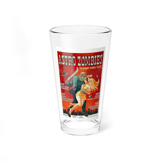 ASTRO ZOMBIES 1968 Movie Poster - Pint Glass 16oz 16oz - Go Mug Yourself