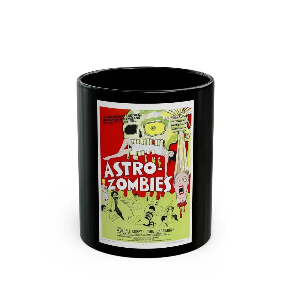 ASTRO ZOMBIES (2) 1968 Movie Poster - Black Coffee Mug 11oz - Go Mug Yourself