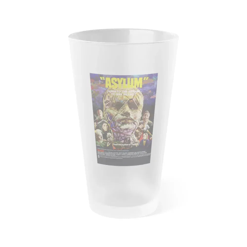 ASYLUM 1972 Movie Poster - Frosted Pint Glass 16oz 16oz Frosted - Go Mug Yourself