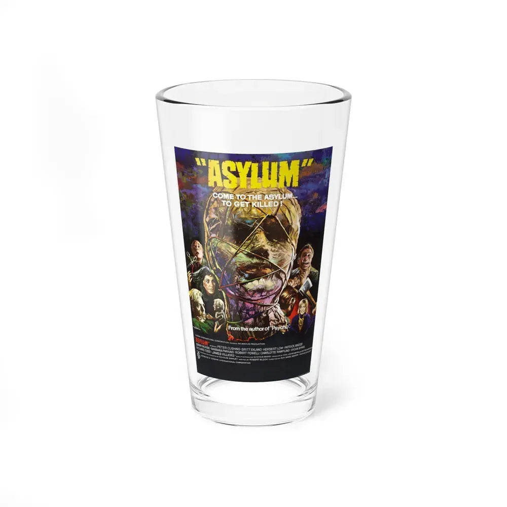 ASYLUM 1972 Movie Poster - Pint Glass 16oz 16oz - Go Mug Yourself