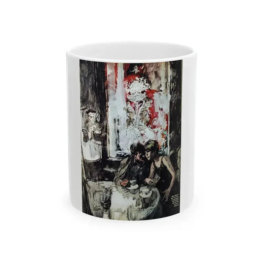 At Bertram's Hotel (Pt. 2 of 2), Good Housekeeping, April 1966 - White Coffee Mug 11oz - Go Mug Yourself