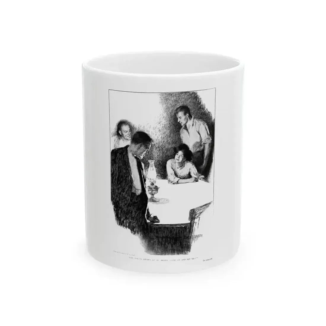 At Brady's, McClure's Magazine, April 1910 - White Coffee Mug 11oz - Go Mug Yourself