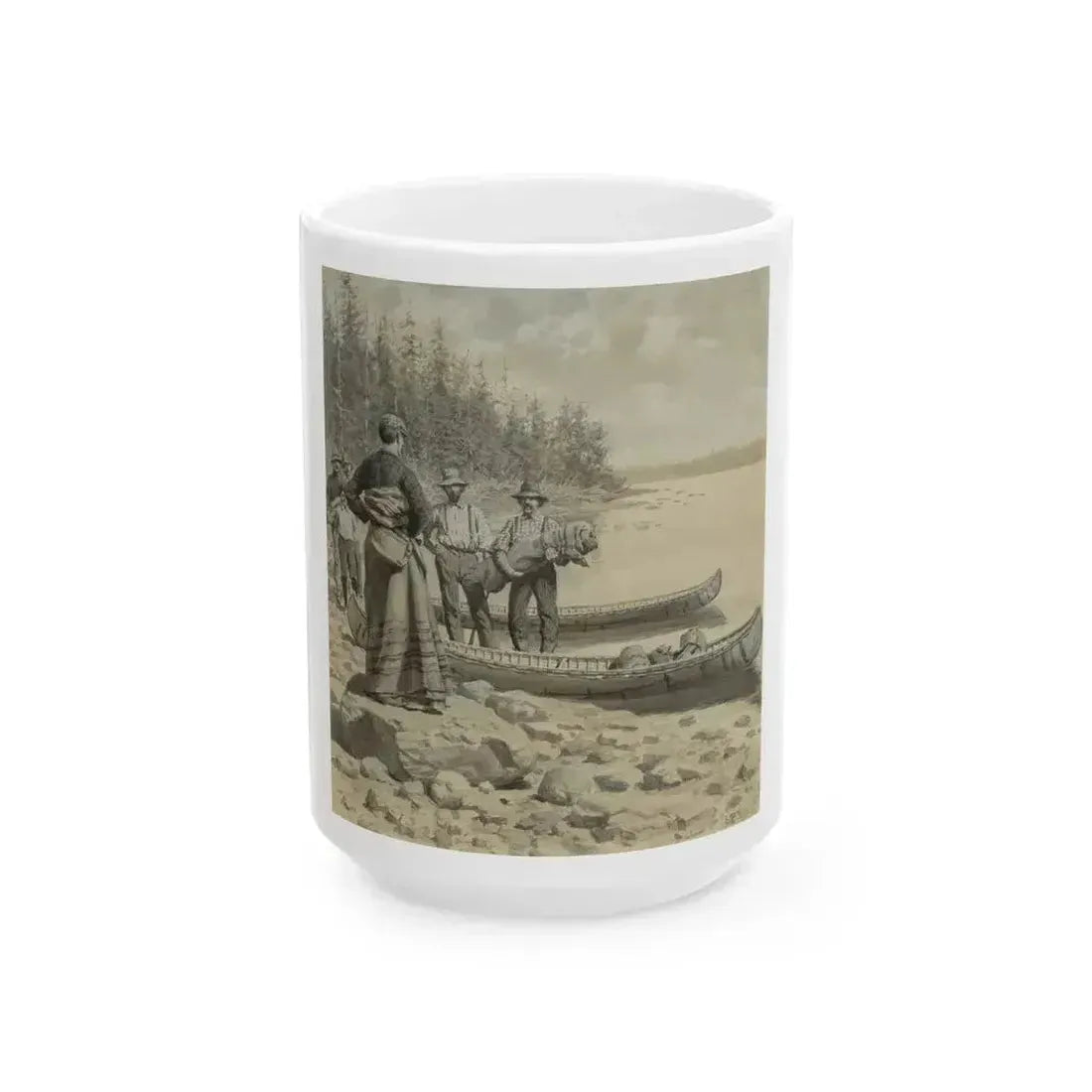 At Camp - White Coffee Mug 15oz - Go Mug Yourself
