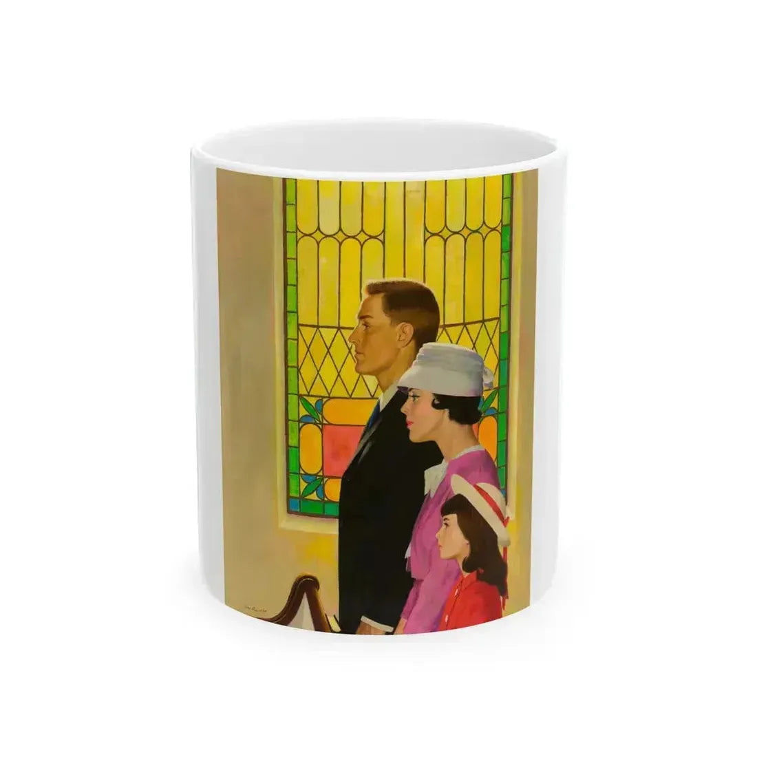 At Church - White Coffee Mug 11oz - Go Mug Yourself