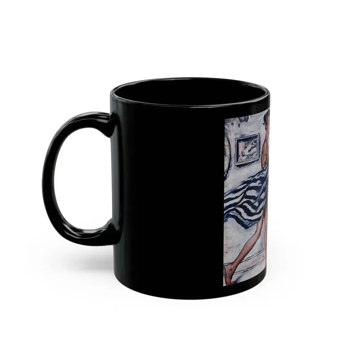 At First Sight, Cosmopolitan, April 1957 - Black Coffee Mug - Go Mug Yourself