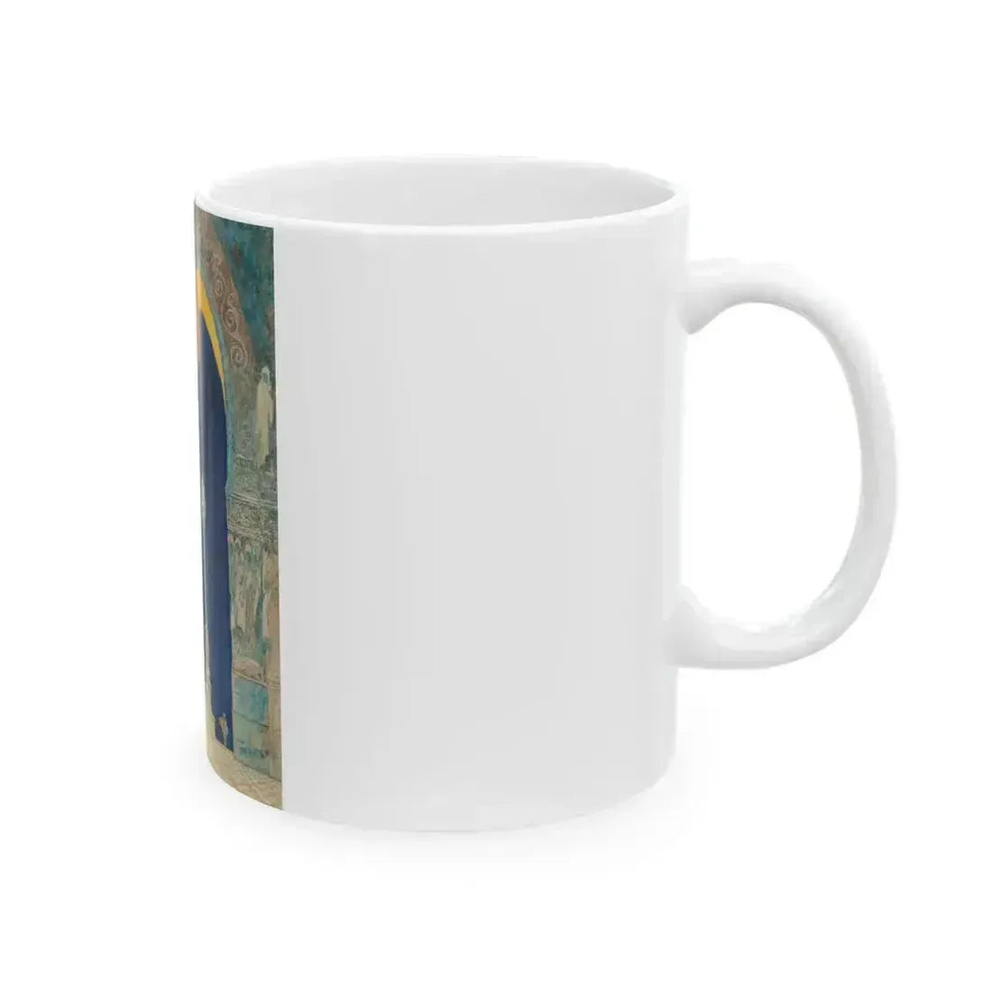At the Ball, probable interior illustration - White Coffee Mug - Go Mug Yourself