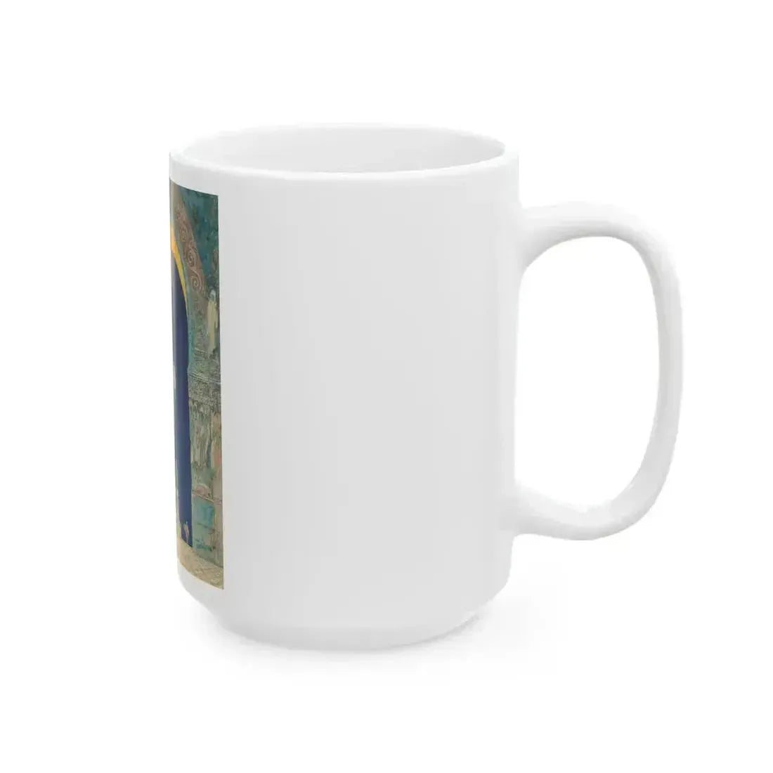 At the Ball, probable interior illustration - White Coffee Mug - Go Mug Yourself