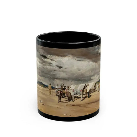 At the Camp - Black Coffee Mug 11oz - Go Mug Yourself