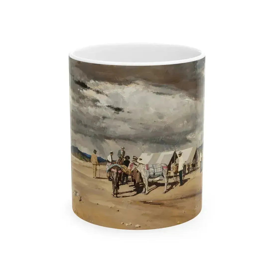 At the Camp - White Coffee Mug 11oz - Go Mug Yourself