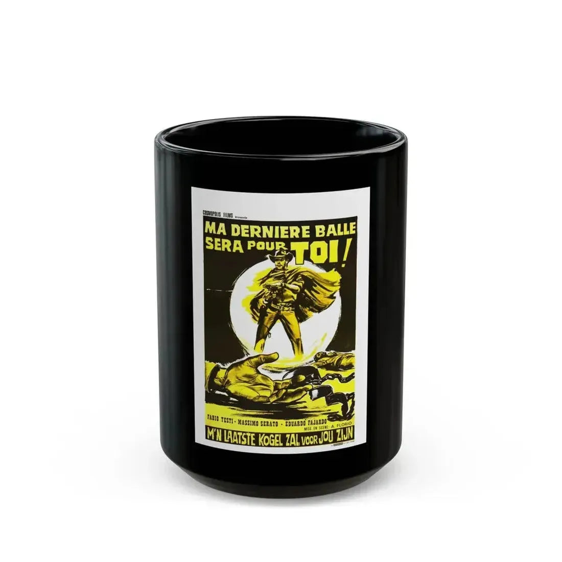 AT THE END OF THE RAINBOW 1965 Movie Poster - Black Coffee Mug 15oz - Go Mug Yourself