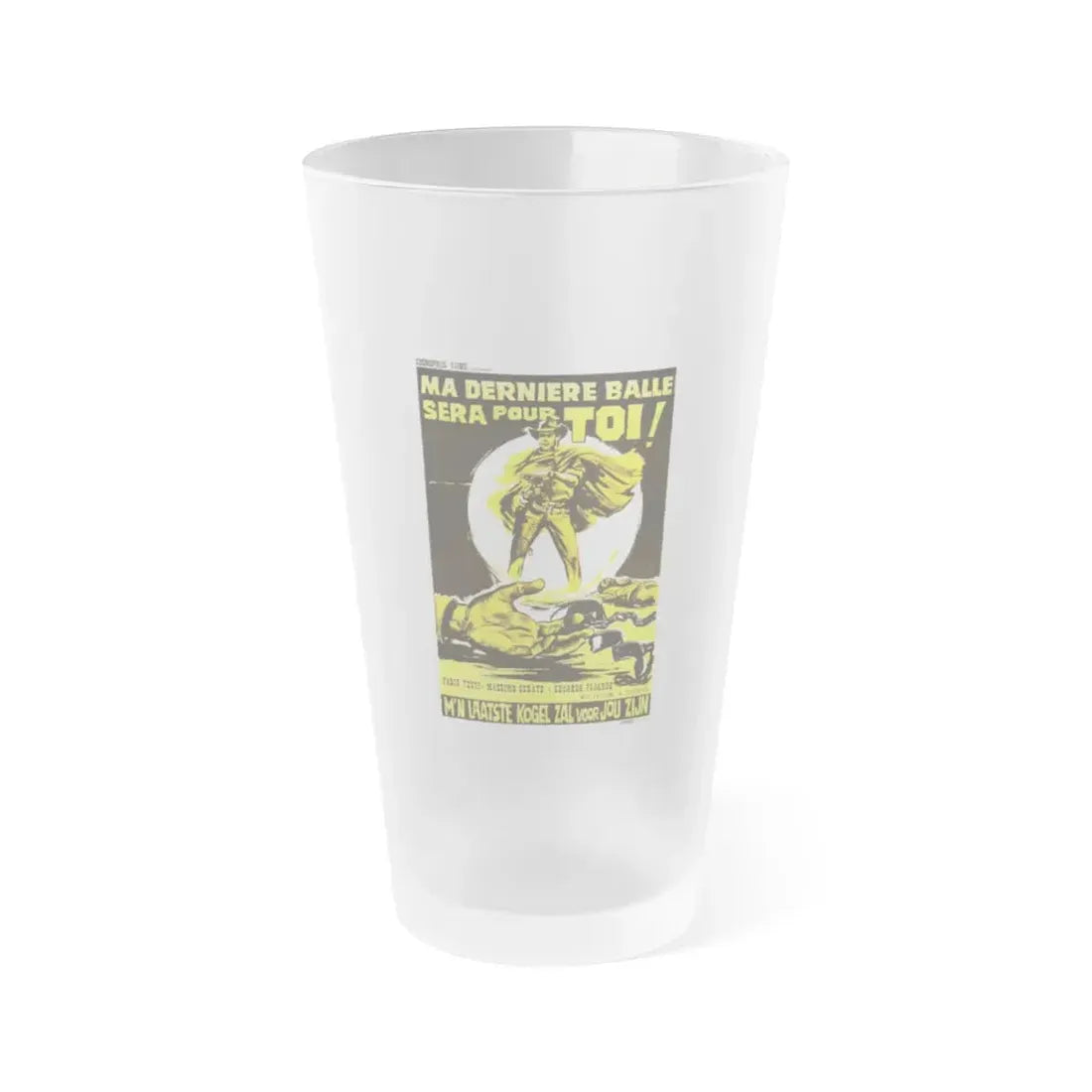AT THE END OF THE RAINBOW 1965 Movie Poster - Frosted Pint Glass 16oz - Go Mug Yourself
