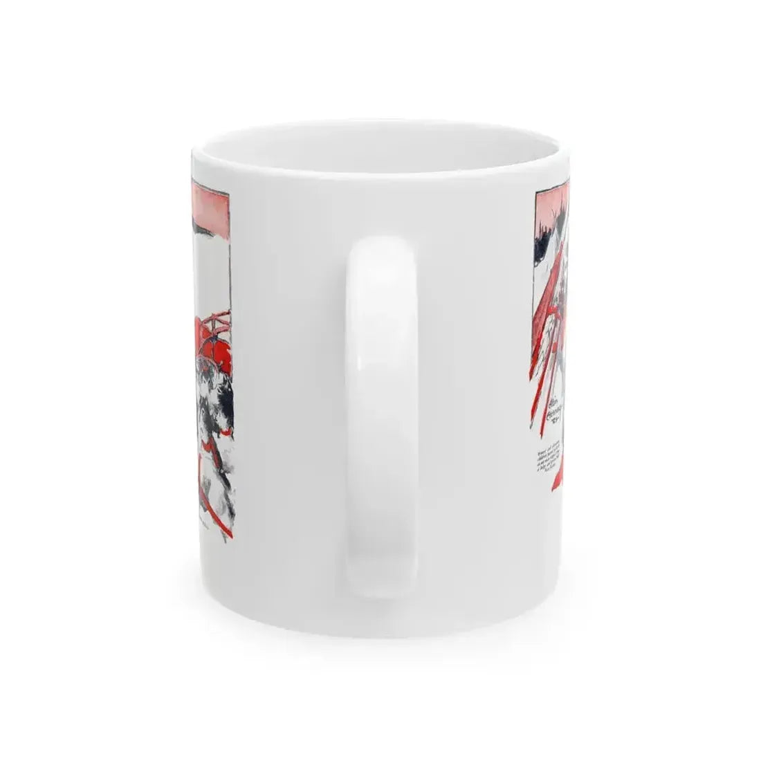 At the End of the Trail, The American Boy, August 1932 - White Coffee Mug - Go Mug Yourself