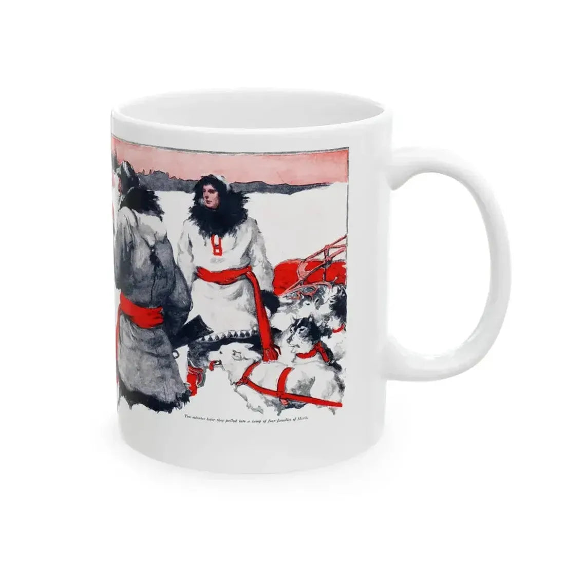 At the End of the Trail, The American Boy, August 1932 - White Coffee Mug - Go Mug Yourself