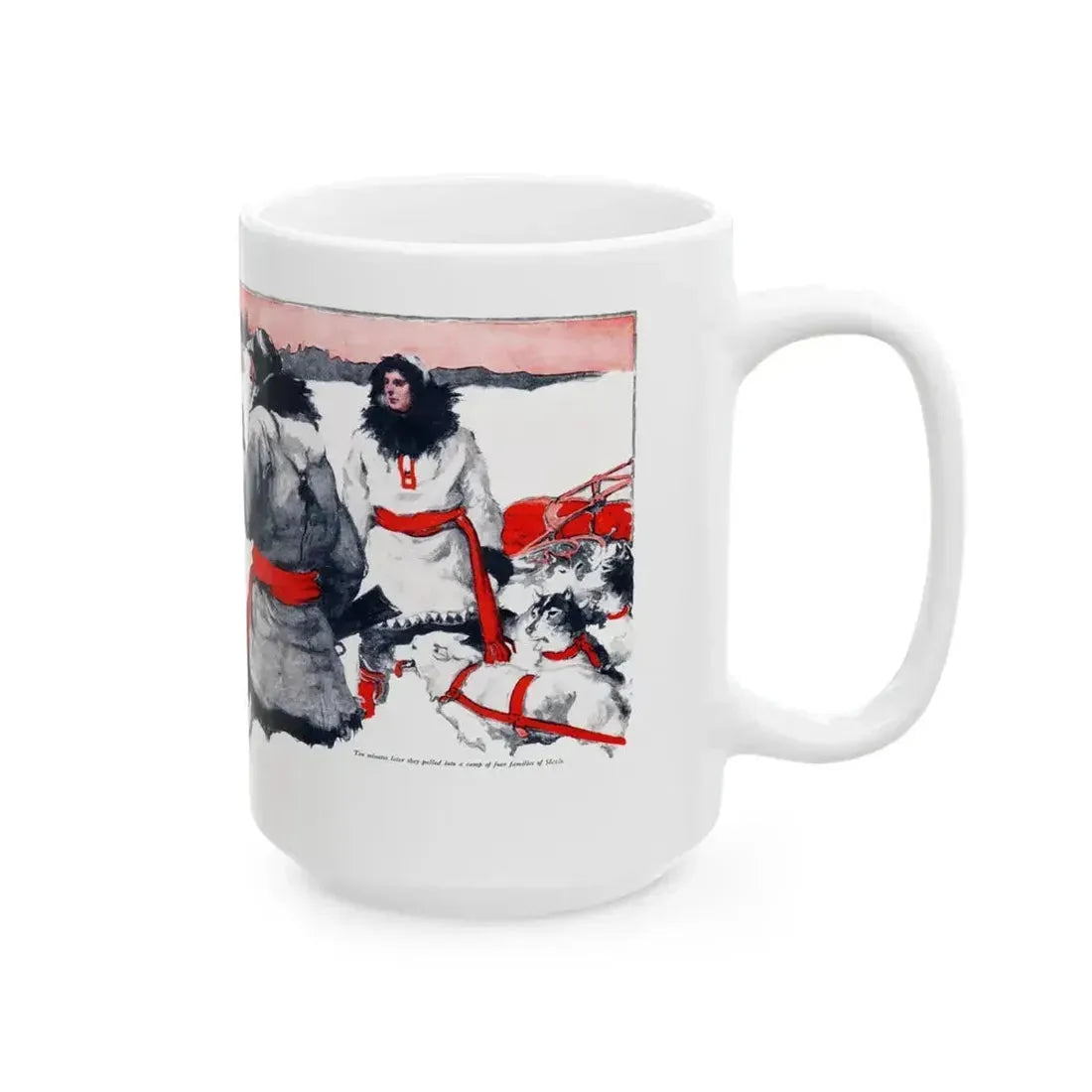 At the End of the Trail, The American Boy, August 1932 - White Coffee Mug - Go Mug Yourself