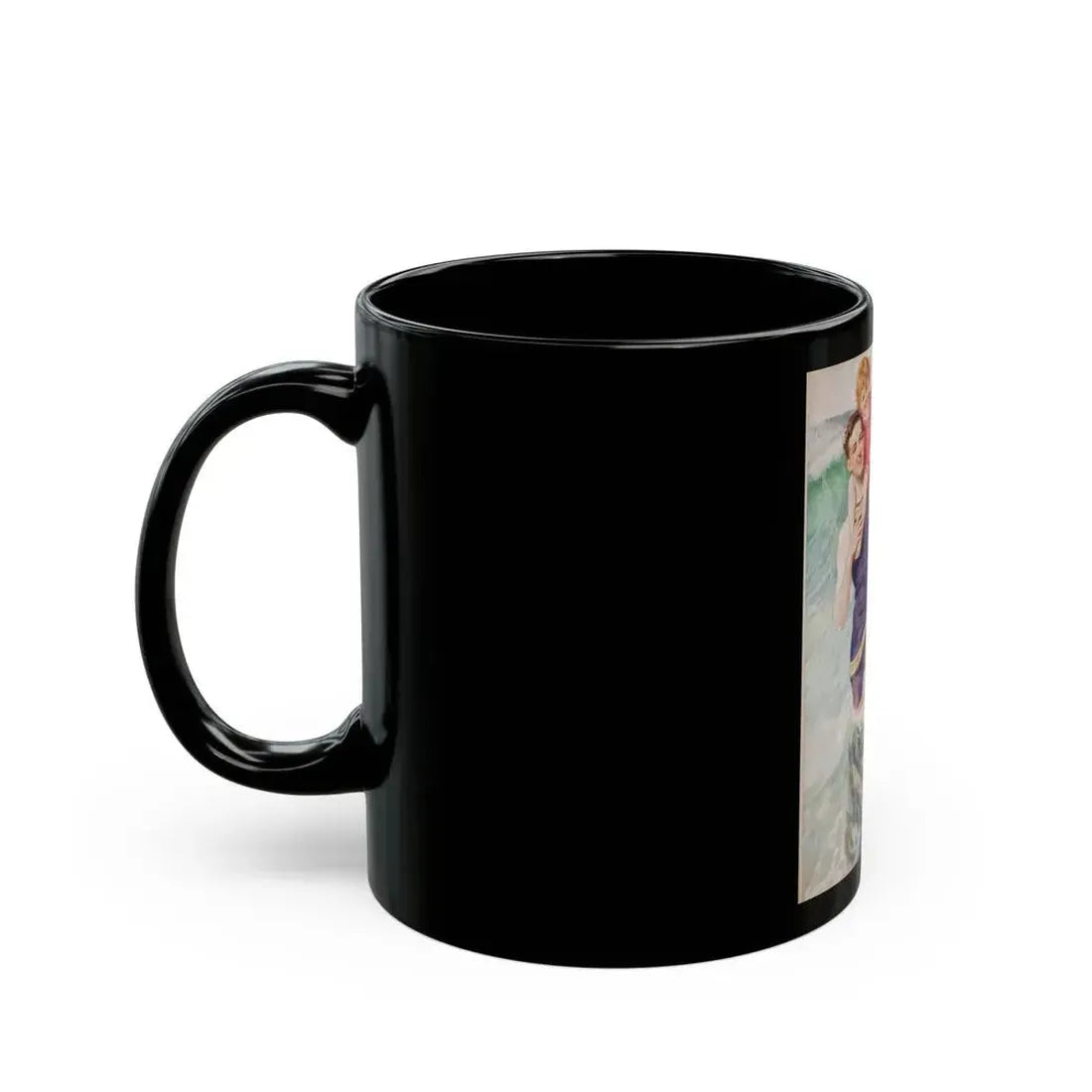 At the Ocean - Black Coffee Mug - Go Mug Yourself