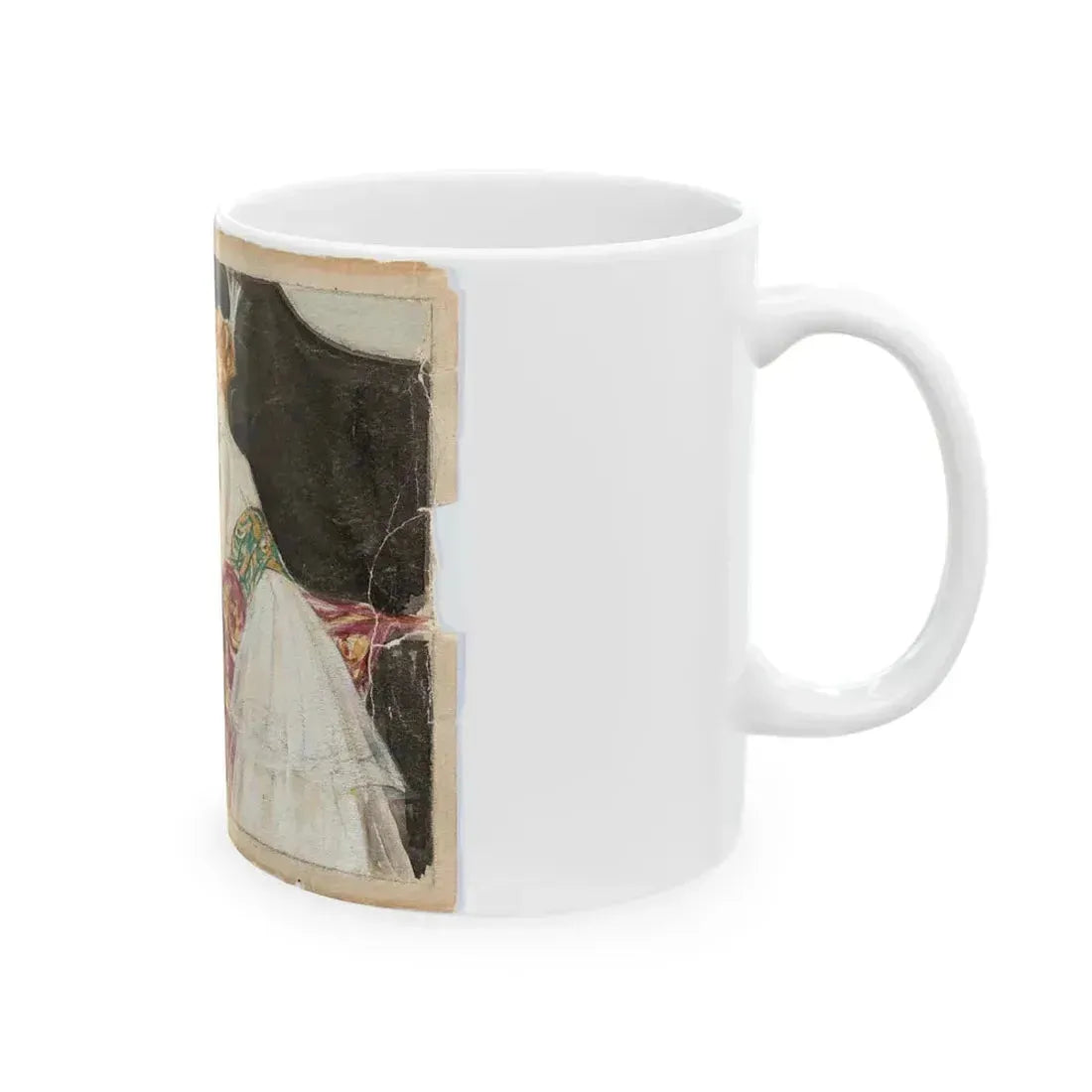 At the Piano Illustration (c. 1910s) - White Coffee Mug - Go Mug Yourself