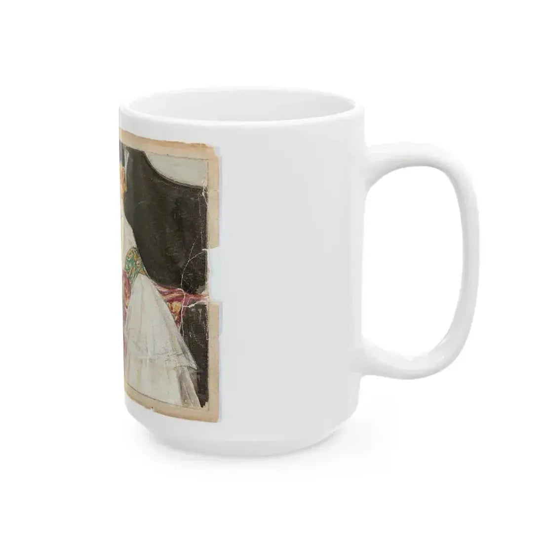 At the Piano Illustration (c. 1910s) - White Coffee Mug - Go Mug Yourself