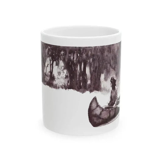 At the Sacred Rock (1), The American Boy, September, 1933 - White Coffee Mug 11oz - Go Mug Yourself