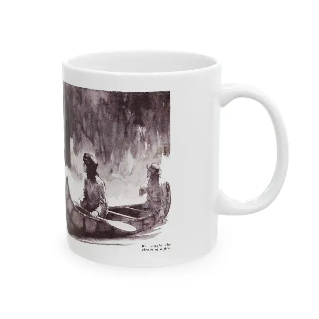 At the Sacred Rock (1), The American Boy, September, 1933 - White Coffee Mug - Go Mug Yourself