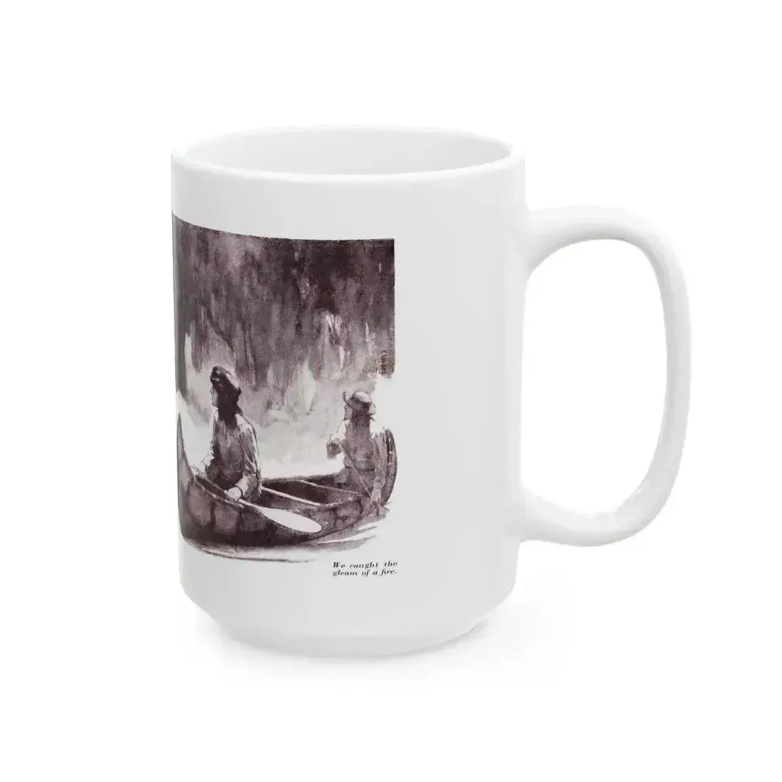 At the Sacred Rock (1), The American Boy, September, 1933 - White Coffee Mug - Go Mug Yourself