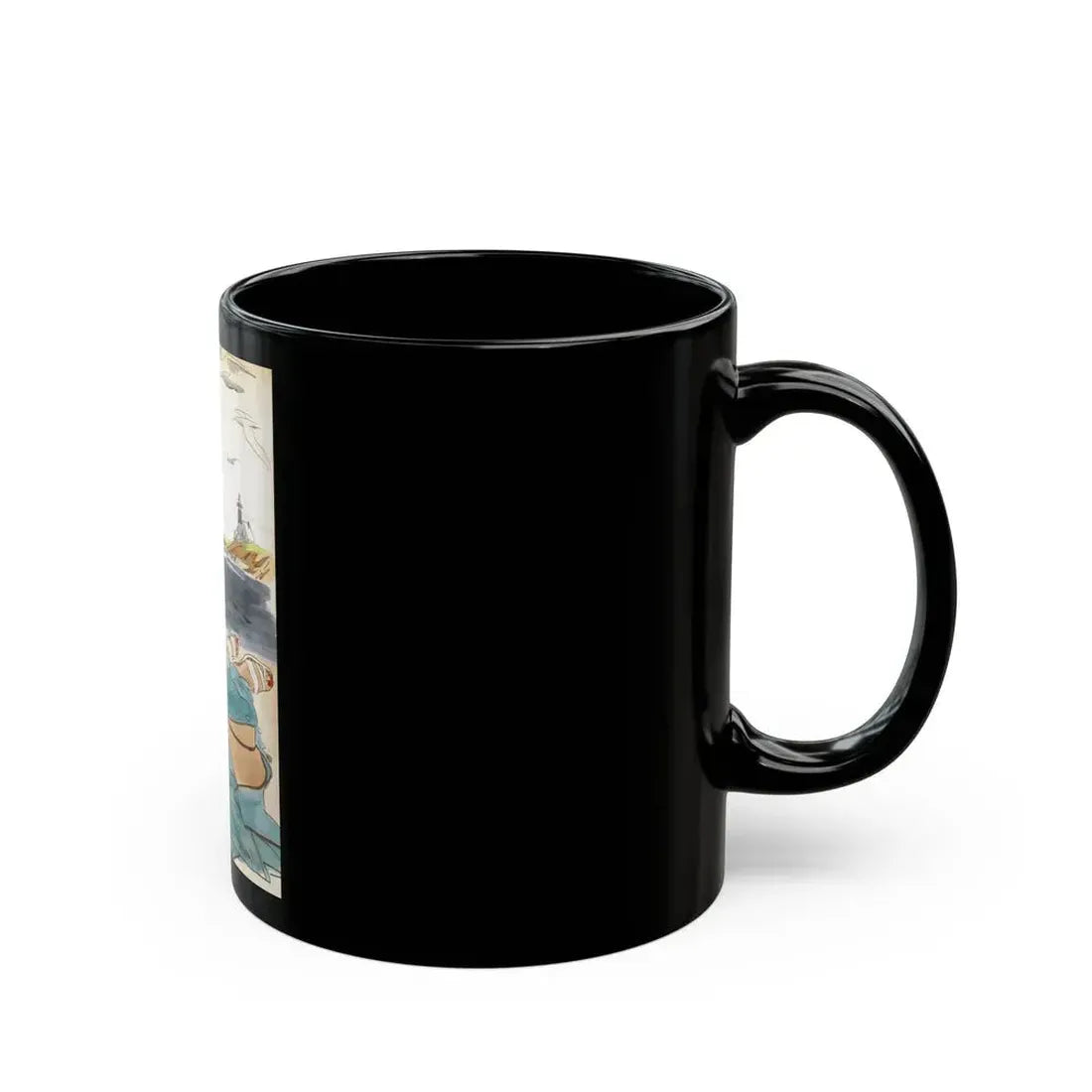 At the Shore - Black Coffee Mug - Go Mug Yourself