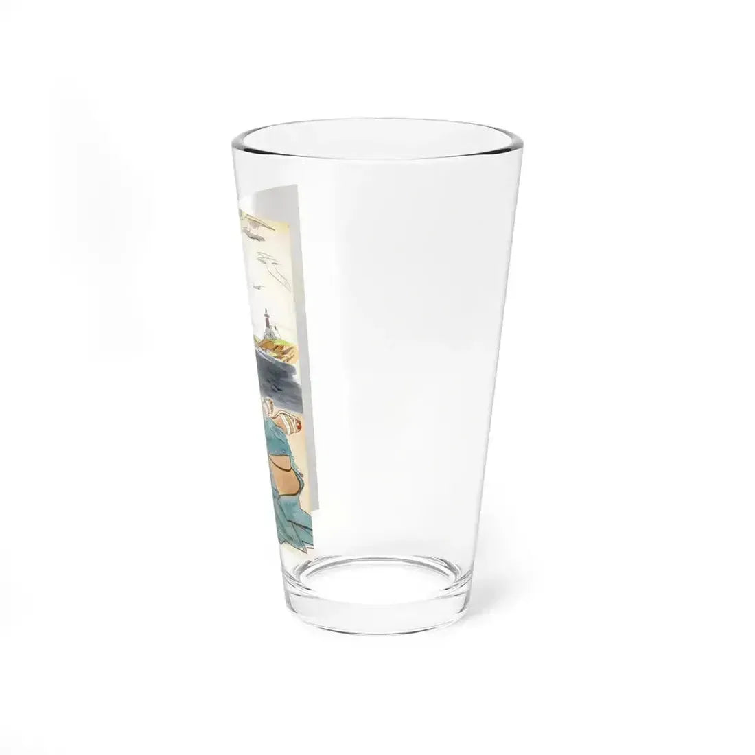 At the Shore (Magazine Illustration) Pint Glass 16oz - Go Mug Yourself
