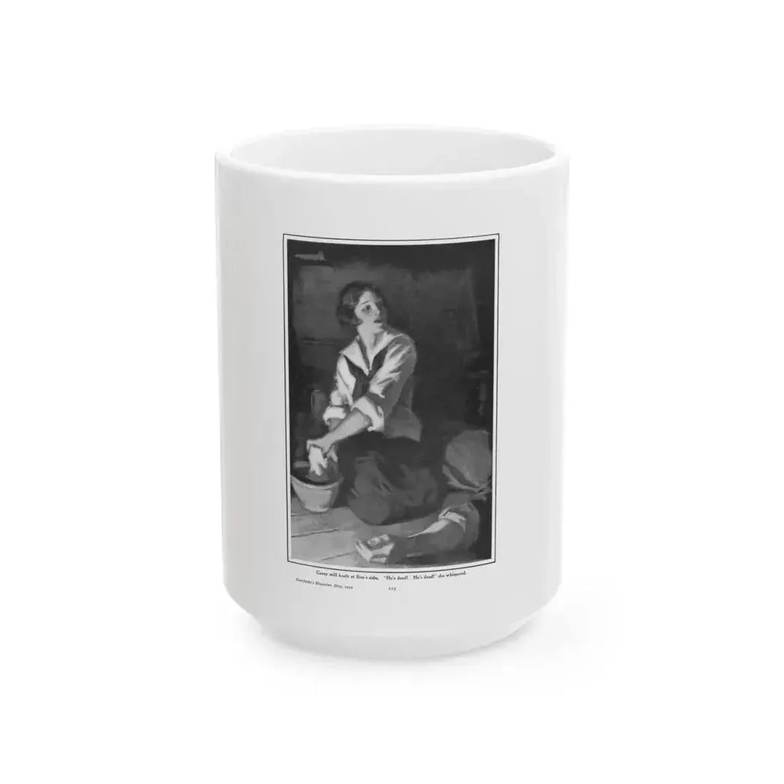 At the Sign of the Ash, Everybody's Magazine, May 1924 - White Coffee Mug 15oz - Go Mug Yourself