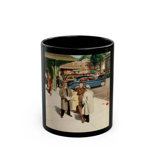 At the Station - Black Coffee Mug 11oz - Go Mug Yourself