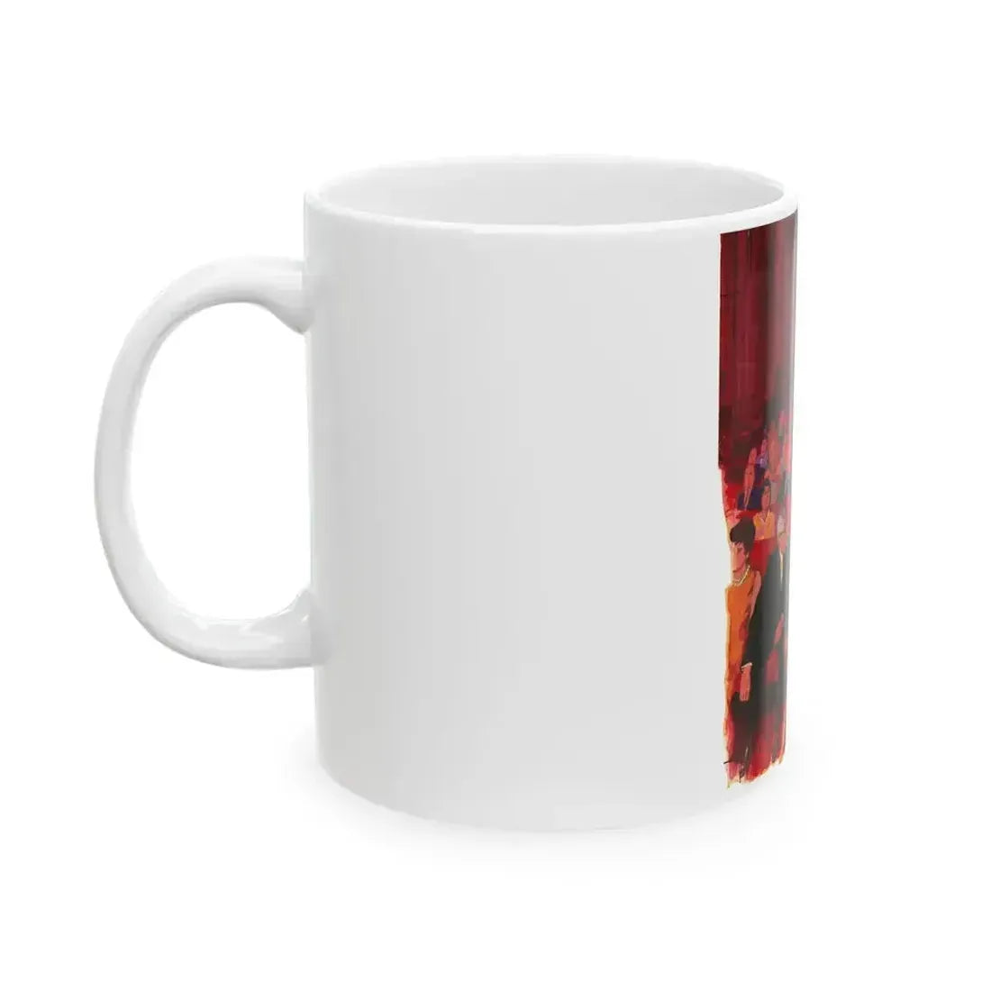 At The Theatre Illustration (undated) - White Coffee Mug - Go Mug Yourself