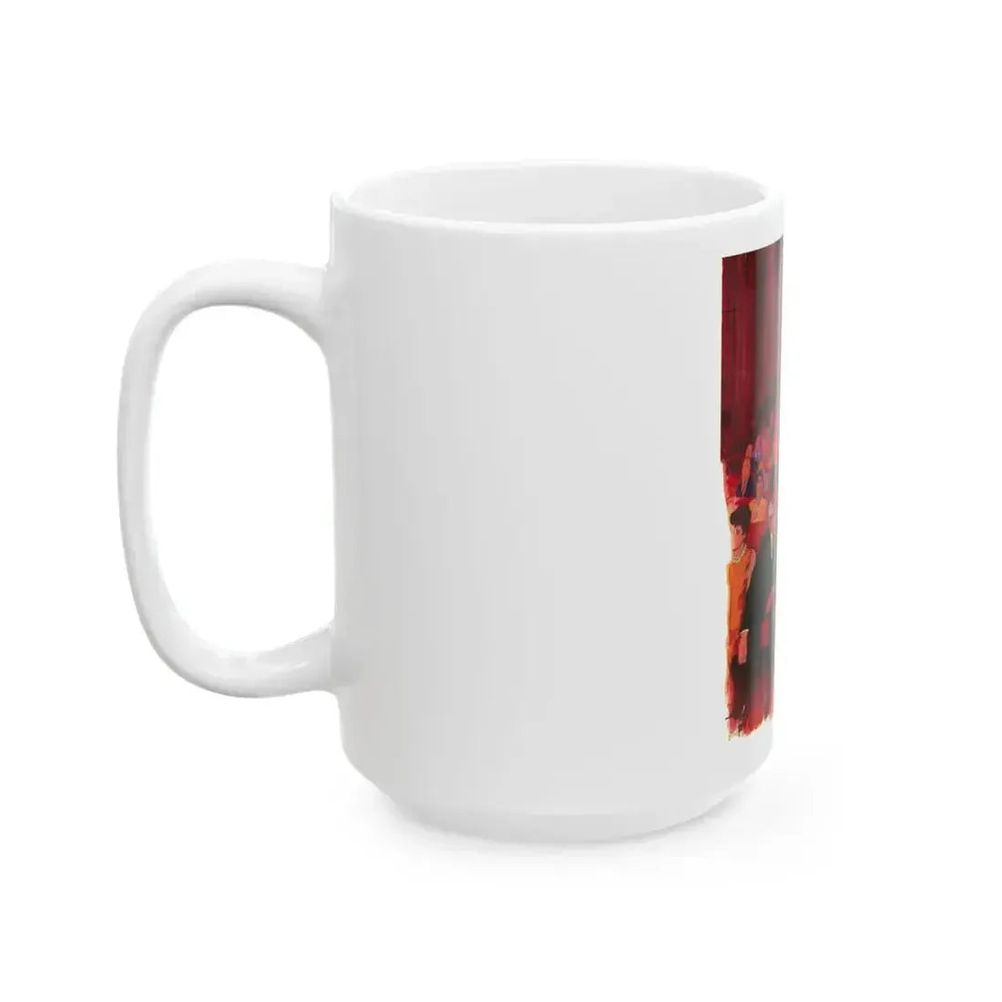 At The Theatre Illustration (undated) - White Coffee Mug - Go Mug Yourself