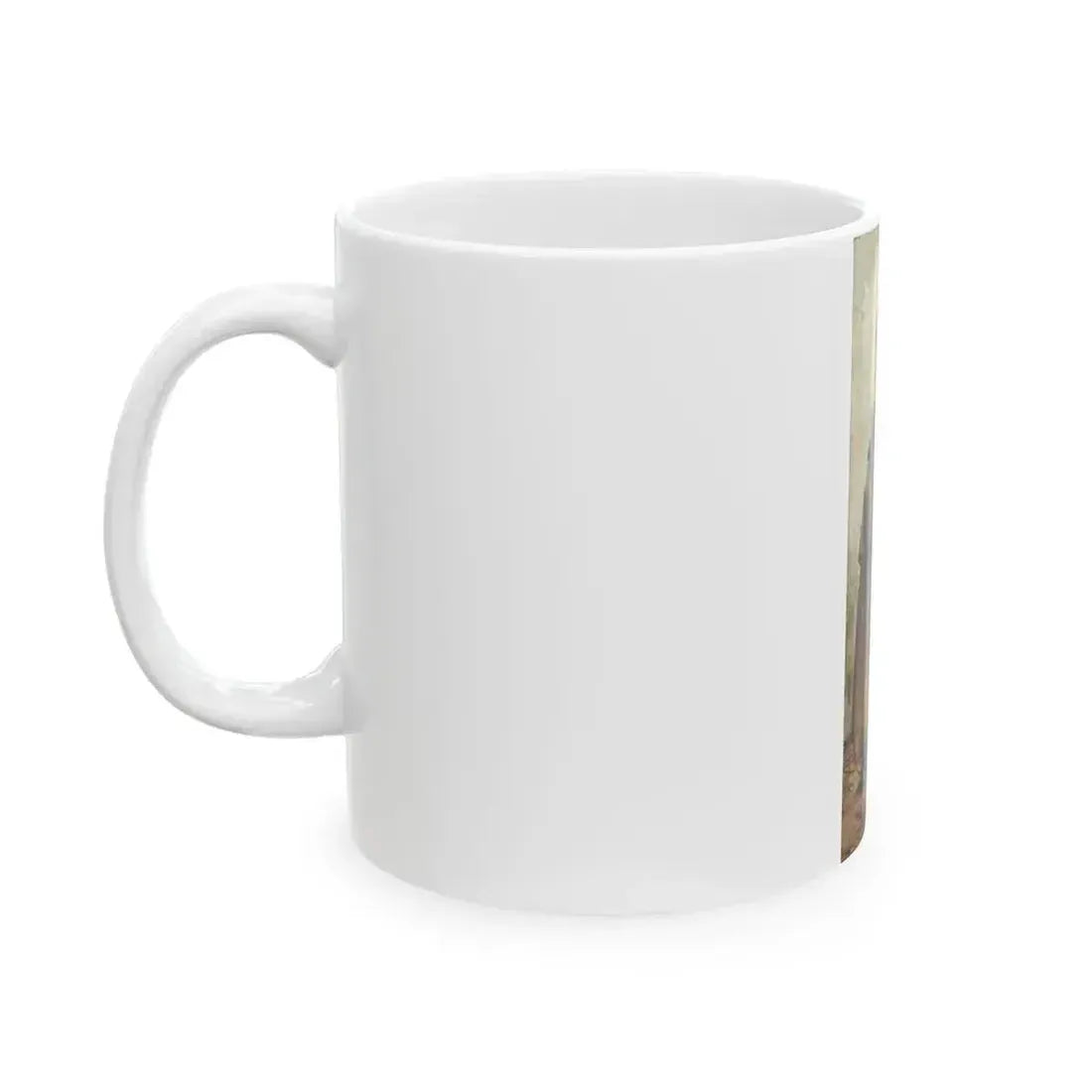At the Window, Saturday Evening Post illustration, 1920 - White Coffee Mug - Go Mug Yourself
