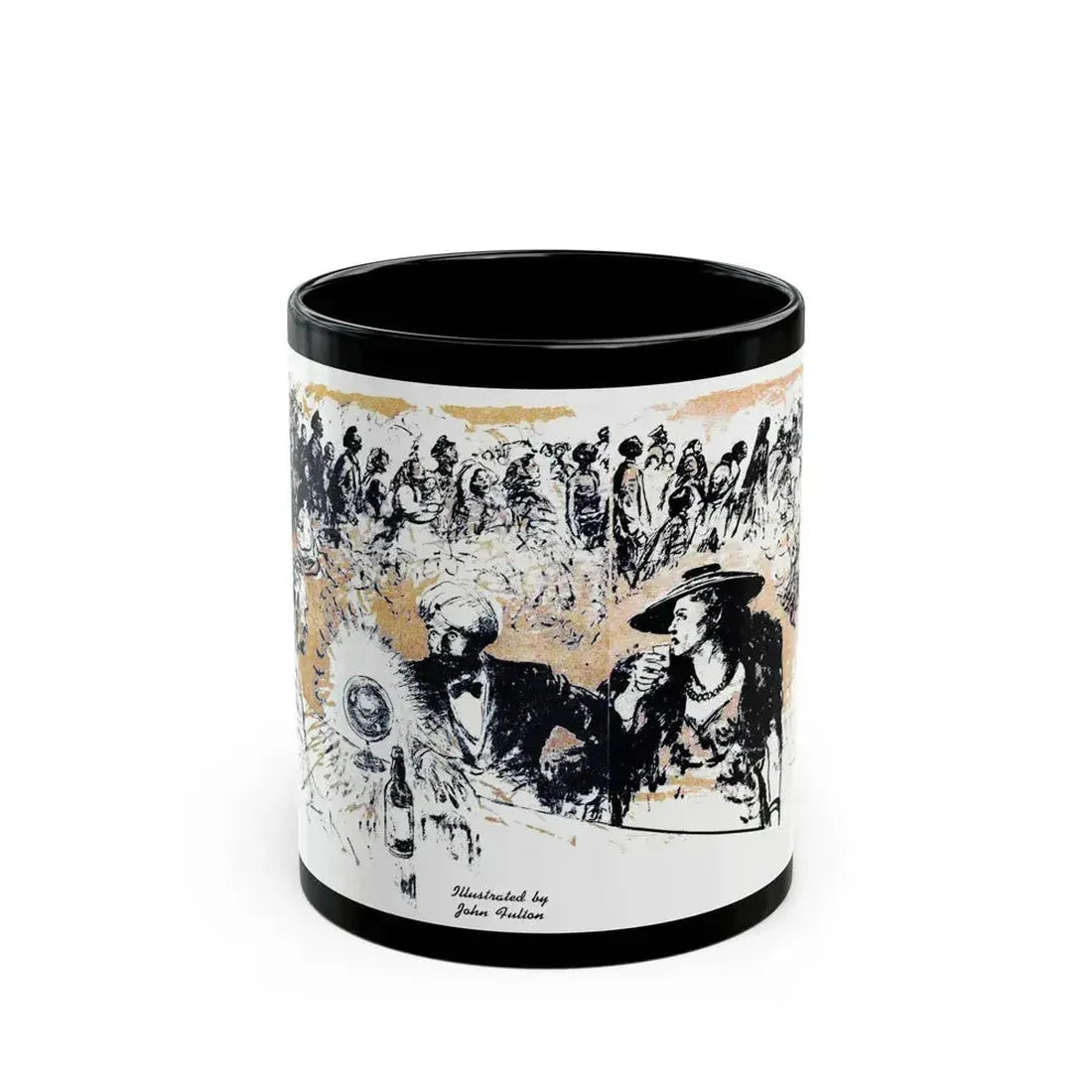 At Two Eight, Blue Book Magazine, February 1946 - Black Coffee Mug 11oz - Go Mug Yourself
