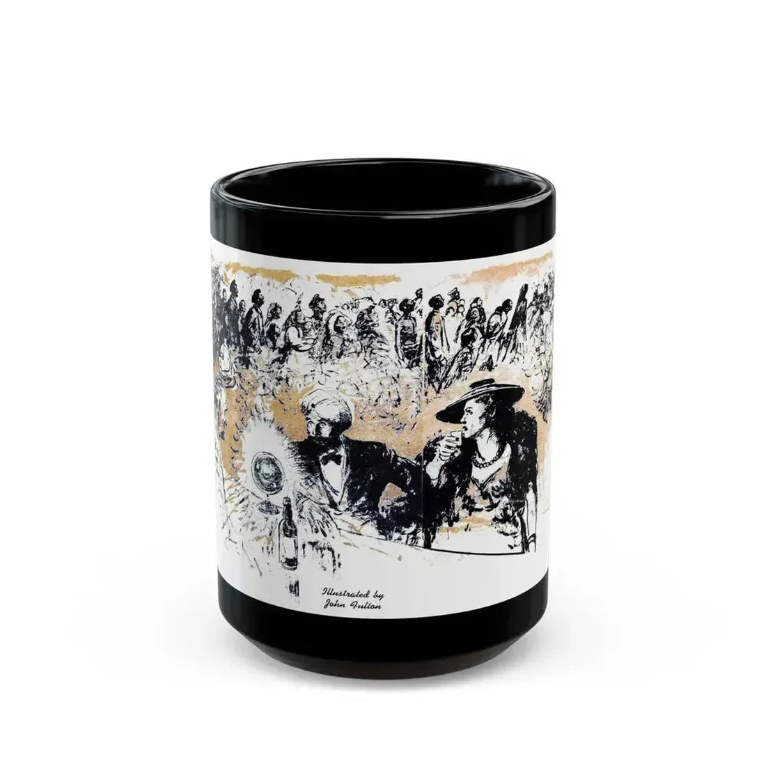 At Two Eight, Blue Book Magazine, February 1946 - Black Coffee Mug 15oz - Go Mug Yourself