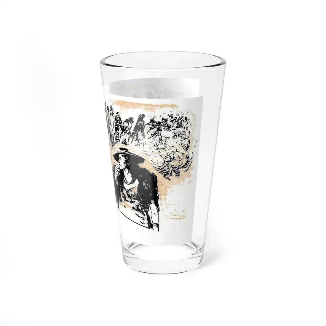 At Two Eight, Blue Book Magazine, February 1946 (Magazine Illustration) Pint Glass 16oz - Go Mug Yourself