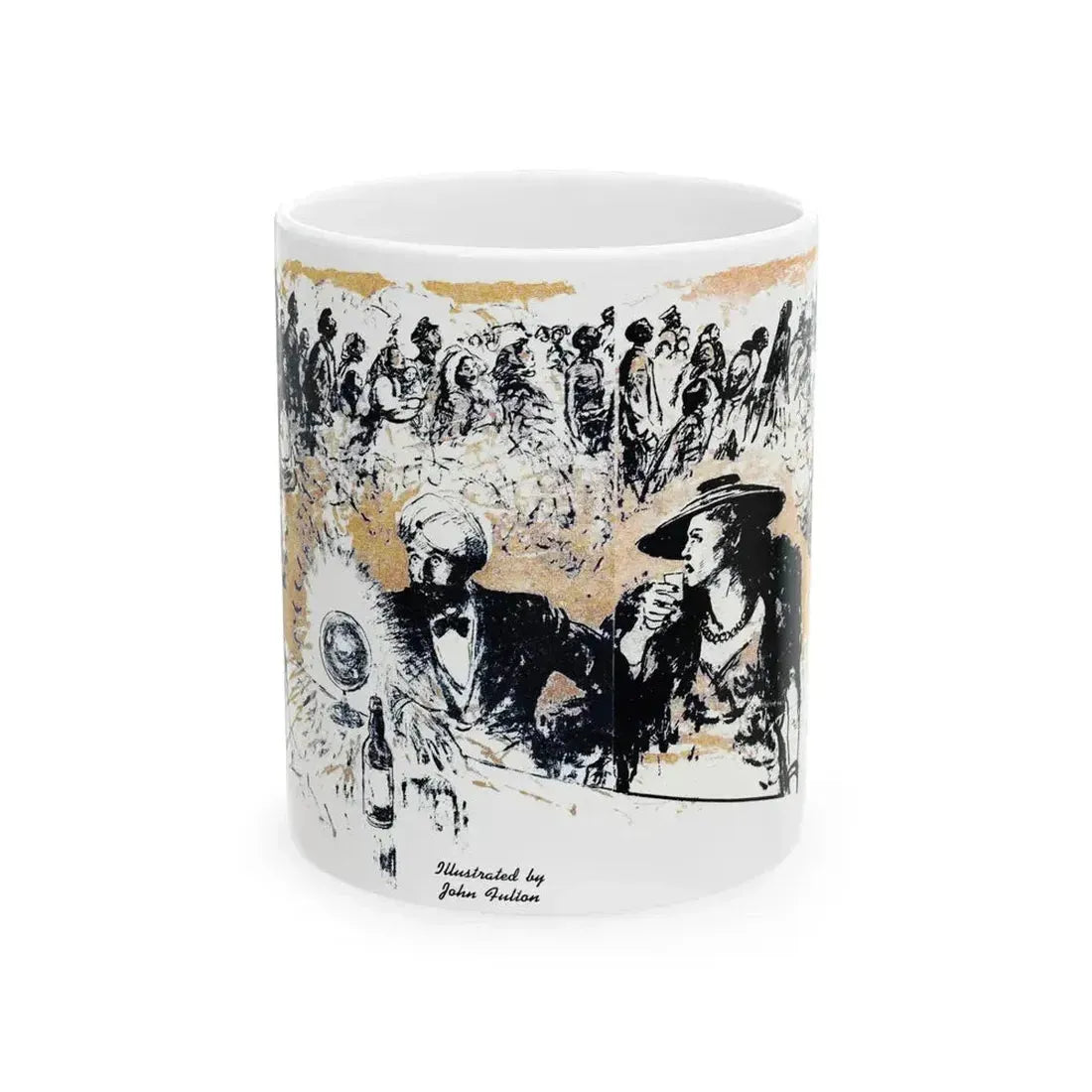 At Two Eight, Blue Book Magazine, February 1946 - White Coffee Mug 11oz - Go Mug Yourself
